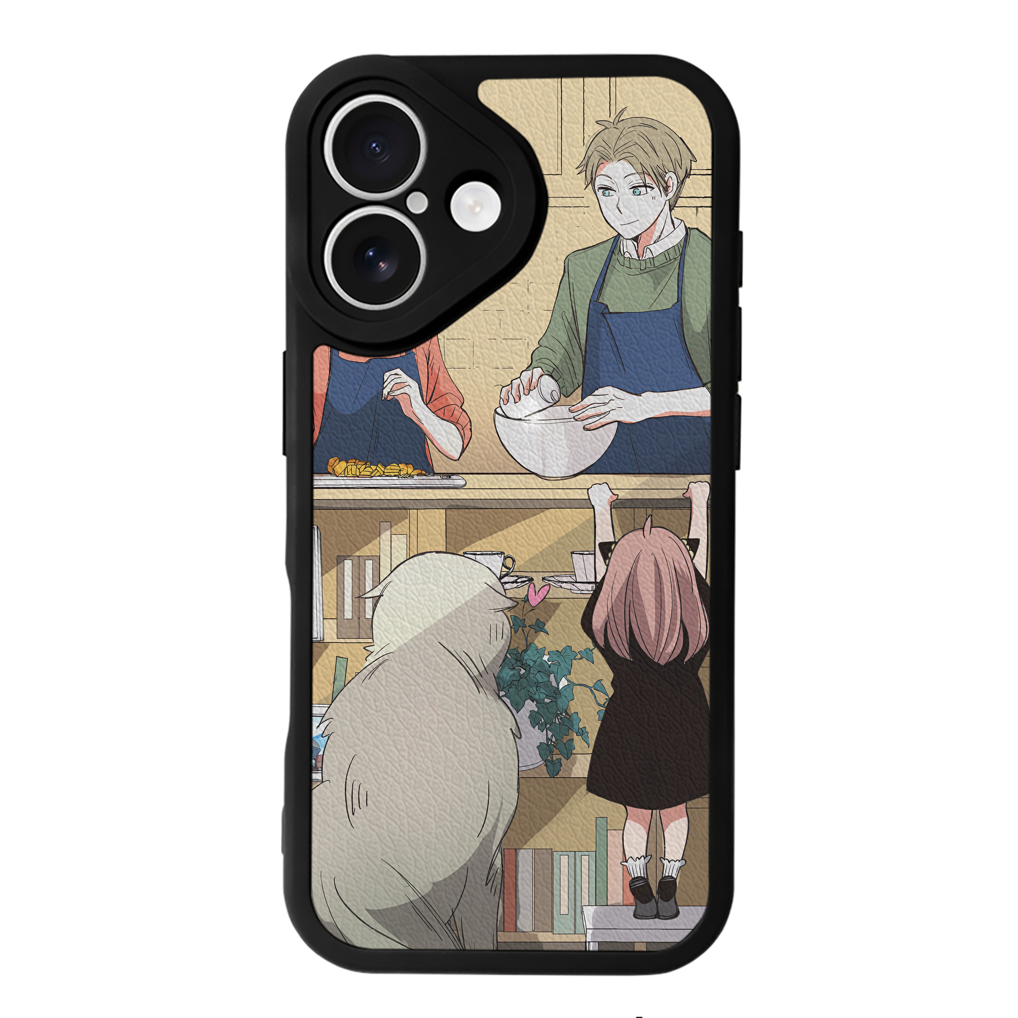 （画像用） SPY×FAMILY间谍家家酒 【iPhone 16シリーズ対応】シリコンスマホケース（レザー調） 材質：シリコン